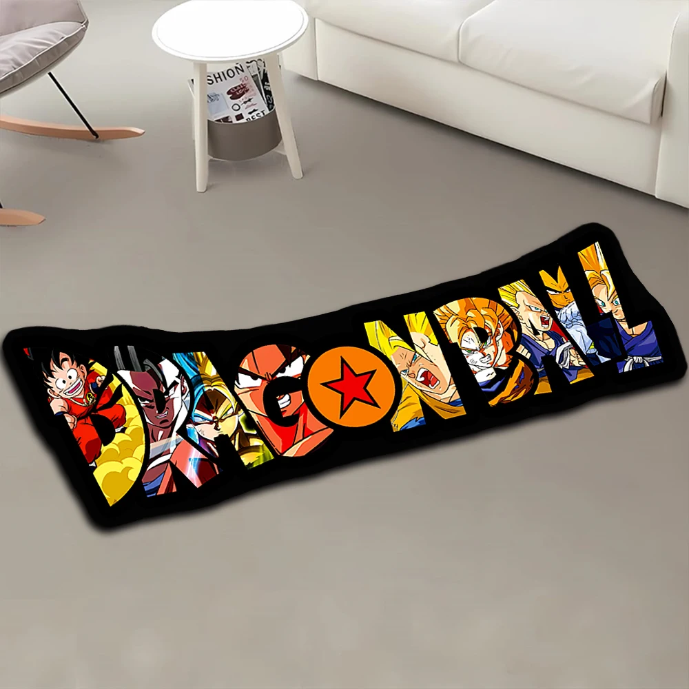 Irregular Rugs Anime Dragon Ball Z Goku Super Saiyan 4 Wishing Dragon Customize Rug Handmade Carpet Area Rug for Home Decor