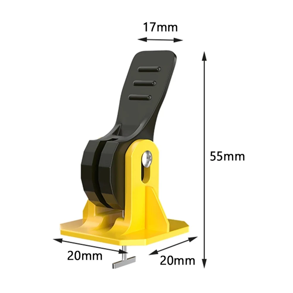 50pcs Floor Tile Leveling System Clips Leveler Adjuster Tile Laying Fixing Flat Ceramic Wall Construction Tools