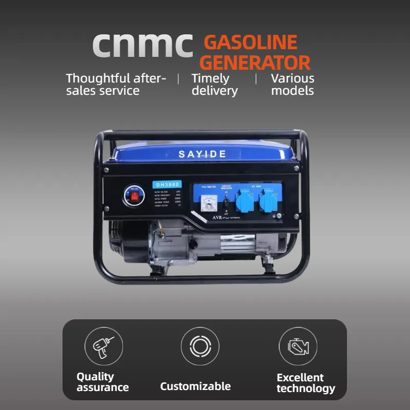 Adjustable Portable Generator Dual Fuel Suitable for Household Electricity Emergency Power Supply Electric Plant Current Generat