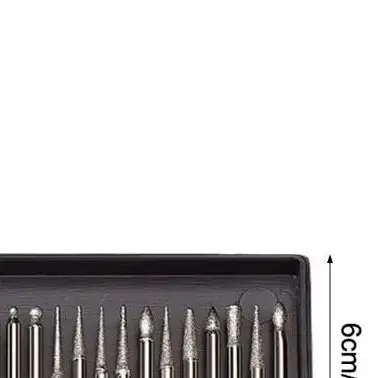 

Abrasive Tools Parts: 30Pcs Diamond Burs Set for Electric Grinder Rotary Tools, Suitable for Grinding, Carving, Cutting