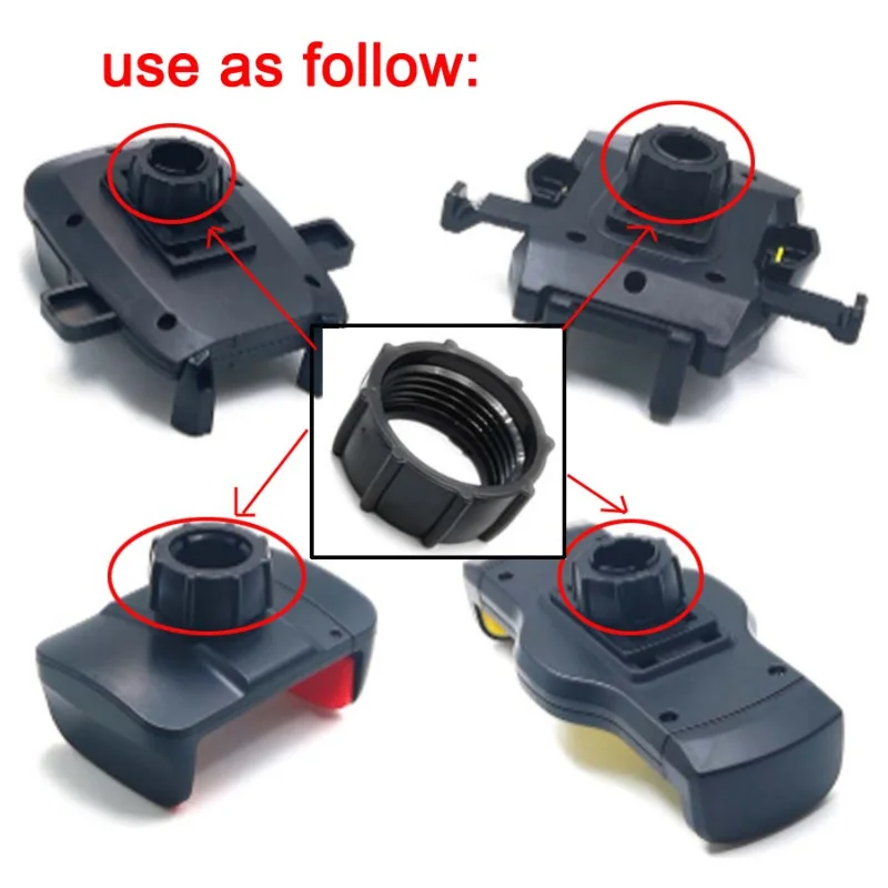 6pcs/lot Bracket Nut for 17MM Ball Head Car Mobile Phone Stand Screw Nut Inside Diameter 18mm Fixing Clip Ring Locking Holder