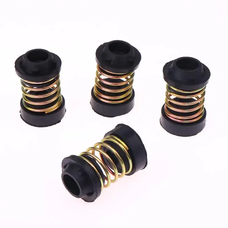 

4Pcs Rubber Compressor Shock Absorbing Mounting Foot Mat Spring for Refrigerator Freezer Vibration Pad - Noise Reduction