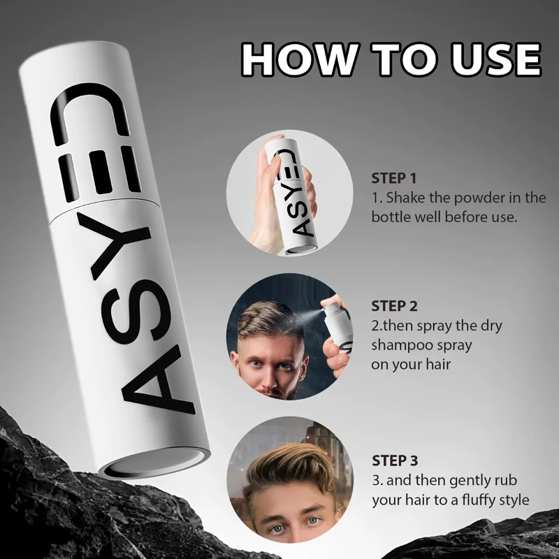 

Unisex 50g Hair Texture Powder,Hair Powder Styling Spray,Matte Hair fiber spray,Volumizing & Texturizing Fluffy Setting Powder