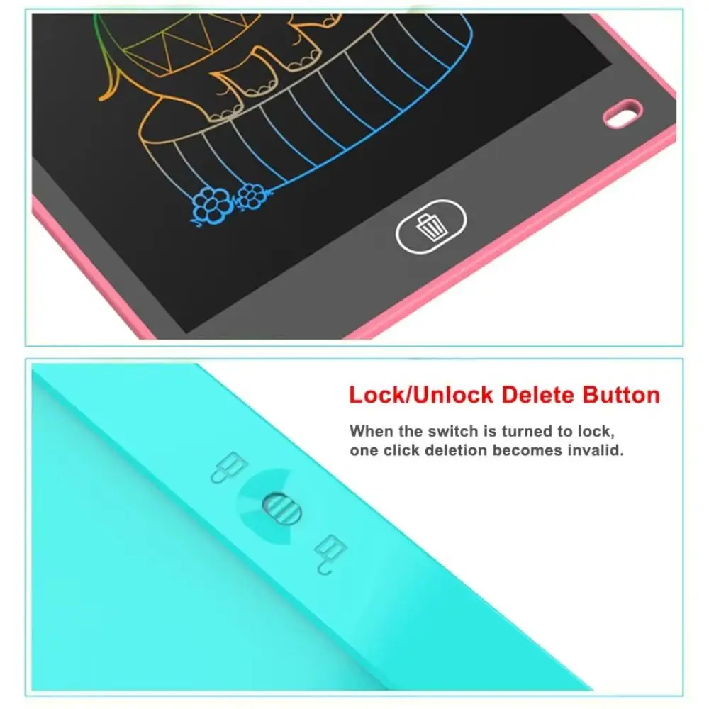 2025 Color LCD Screen 8.5 Inch Electronic Drawing Board Multifunctional Durable Handwriting Pad Monochrome Screen Painting Tool