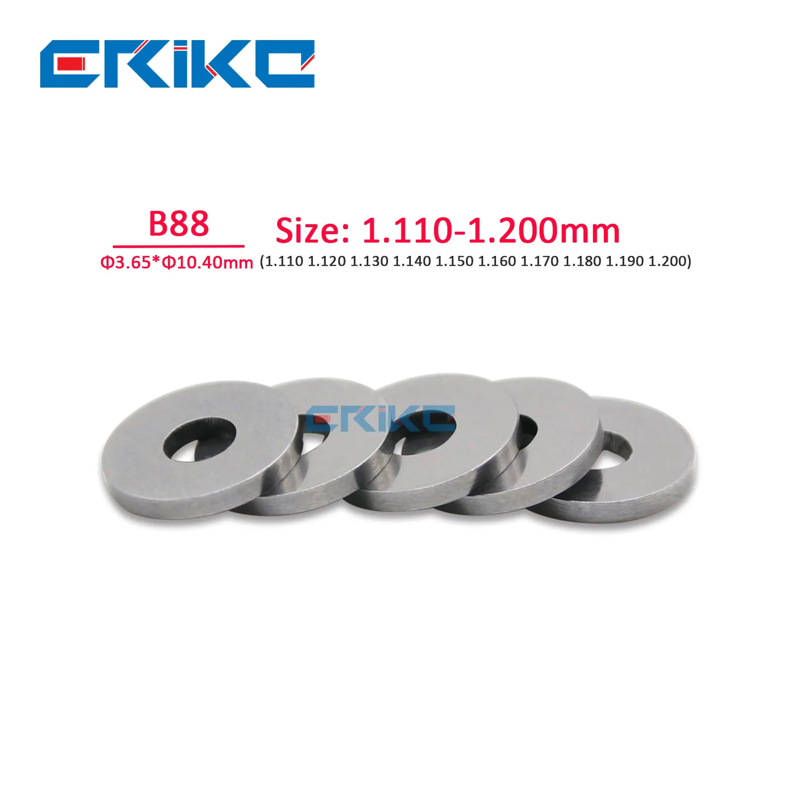 50PCS G4 Common Rail Piezo Injector Shims B88 1.13mm-1.20mm For  1GD 2GD 23670-0E010 23670-0E020