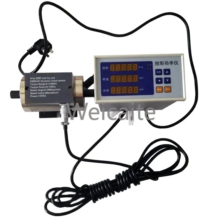 ESMNJ01 rotary torque sensor ,5Nm 10Nm 50Nm 100Nm 500Nm 1000Nm 5000Nm 10000Nm 20000Nm Torsion meter