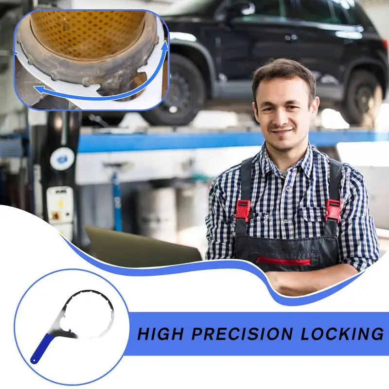 

Ключ для фильтра двигателя, ключ для масляного фильтра для автомобильного стального материала, автоаксессуары для внедорожников, грузовиков на колесах и небольших автомобилей