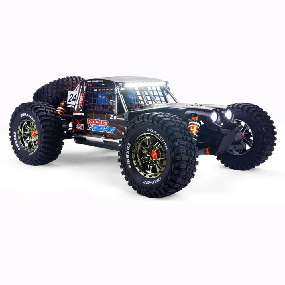 ZD Racing 1/7 SCALE DBX-07 DBX07 4WD Desert Buggy Electric RC Car 80KM/H High Speed Brushless 4x4 Drive Remote Control Truck