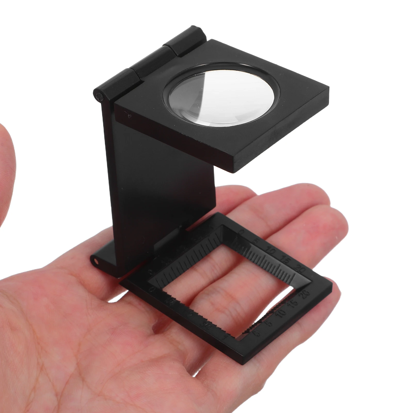 

5 Pcs Foldable Magnifying Mirror Handheld Folding Magnifier Glasses Eye Inspection Caliber Small