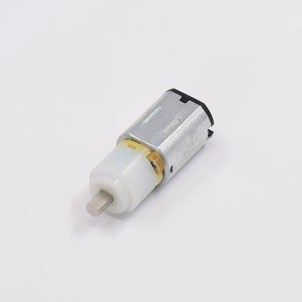 Mini Motor de engranaje Geabox de plástico planetario N20, DC 3V, 3,7 V, 5V, 6V, 80RPM, Motor de reducción de engranajes de velocidad lenta para coche de juguete, cerradura eléctrica