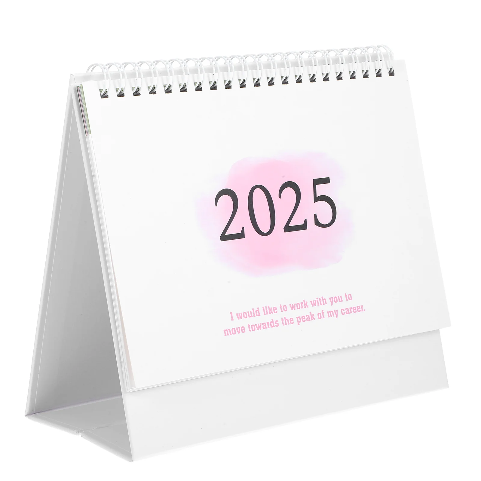 

2025 Desk Calendar Whiteboard Calendars Tabletop Standing Note Simple during The Day Work