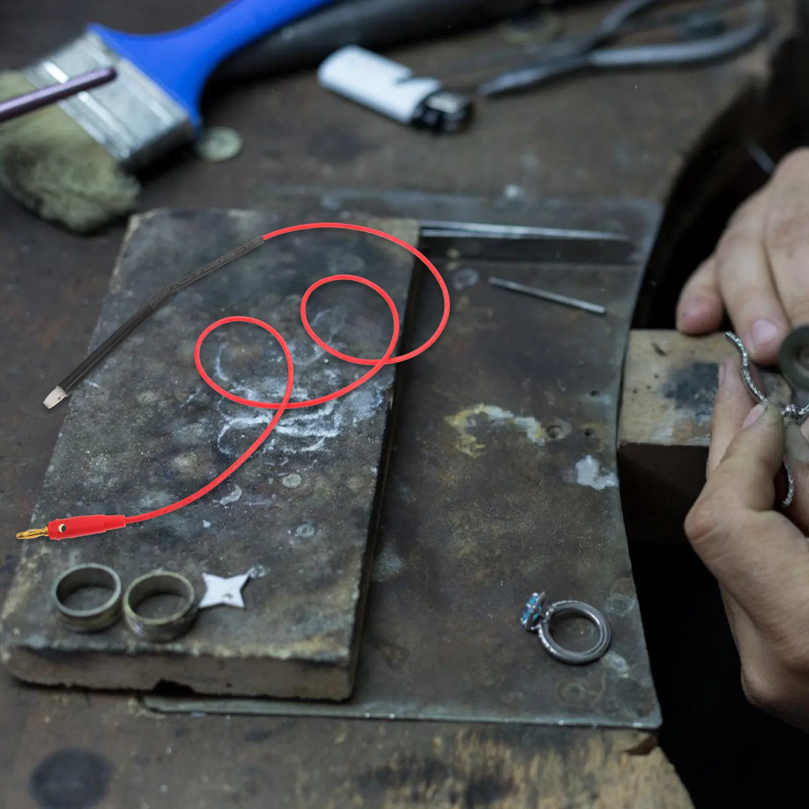 Gold Plating Pen Electroplating Tool Jewelry Gilding Fiber Brush Efficient Even Coating Plating Kit Electroplating Kits