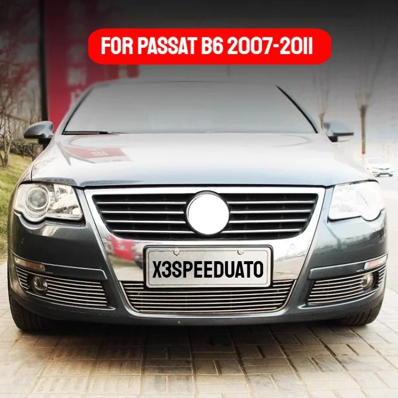 

Fit For VW Passat B6 R36 2007 2008 2009 2010 2011 Billet Metal Grill Grille Radiator Frame Fog Light Cover Aluminum Alloy Parts