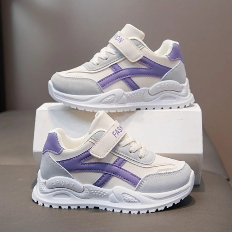 

Kids Running Shoes 2026 Spring Autumn New Soft Sole Versatile School Sneakers for Girls Lightweight Comfortable Sports Shoes