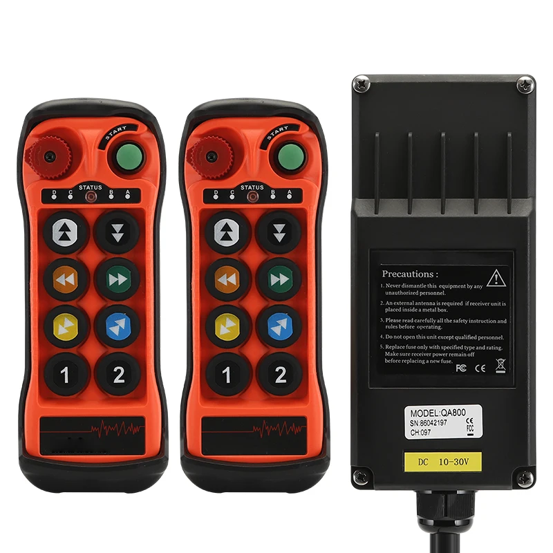 Imagem -06 - Rádio sem Fio Industrial Guindaste Controle Remoto Interruptores Talha de Velocidade Única Eletricista Ponte Elevador Controle Botões 36460v