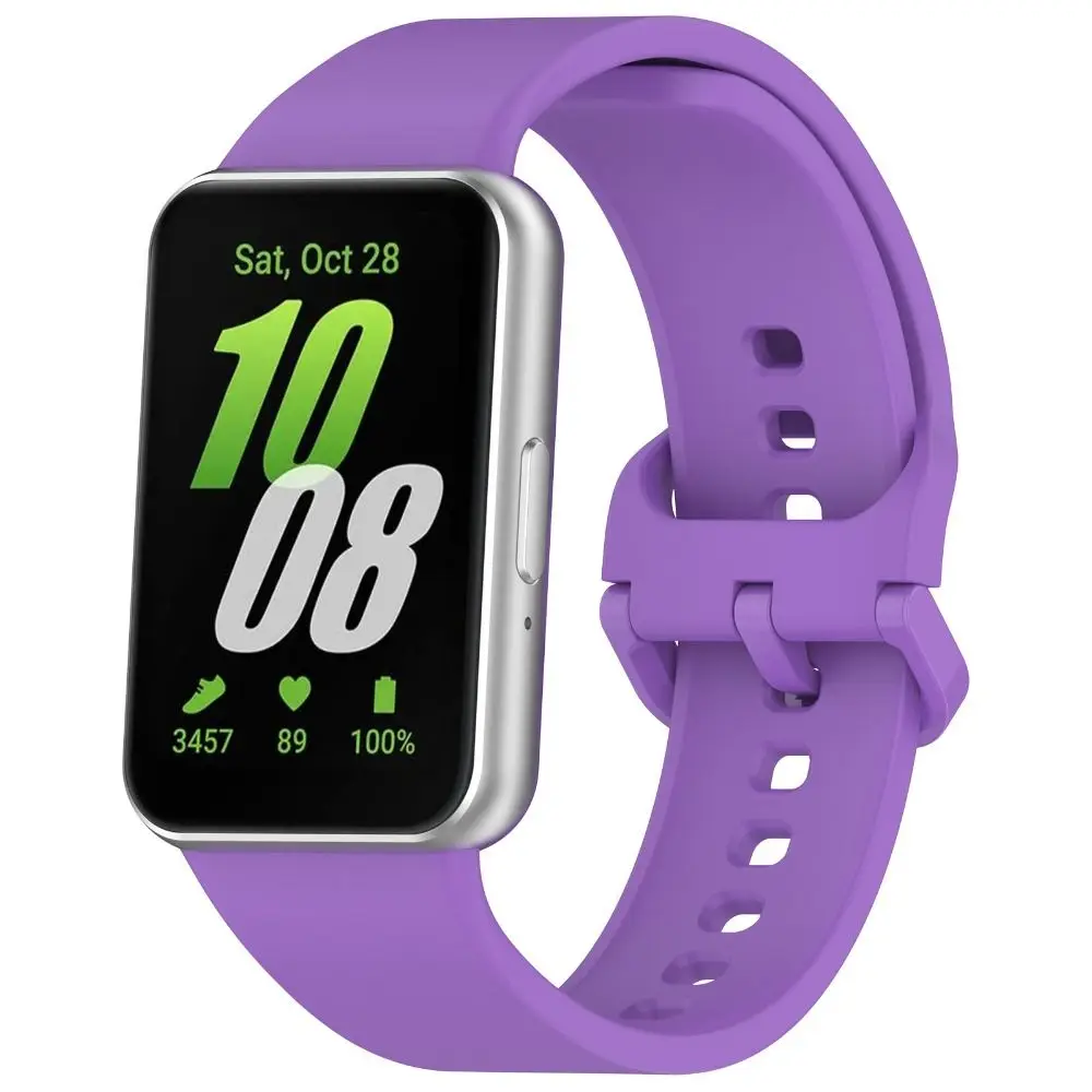 Replacement Silicone Strap Soft Watchband Smart Watch Wristband Accessories Sport Watch Bracelet for Samsung Galaxy Fit 3