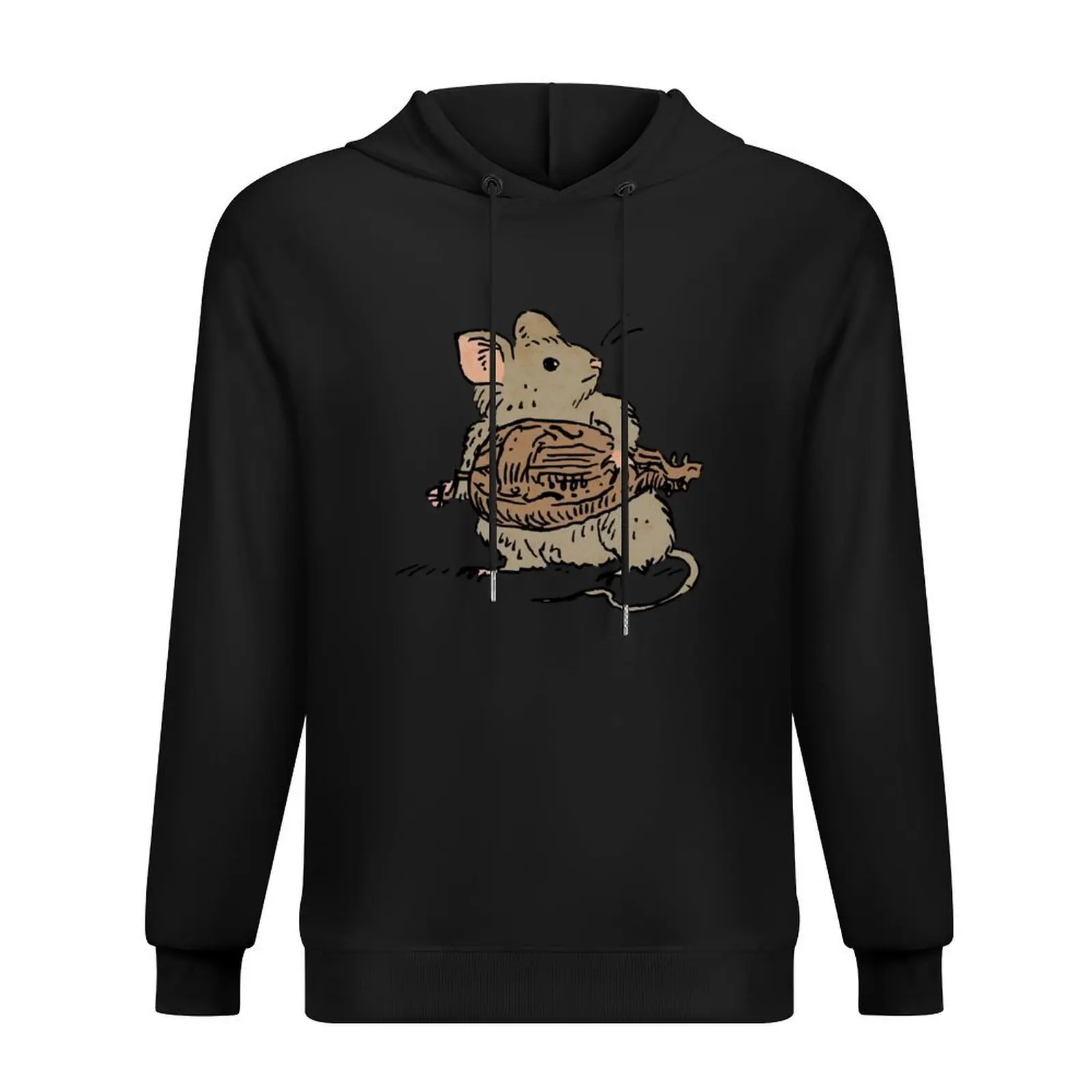 

Hurdy Gurdy mouse (large) Hoodie men's autumn clothes autumn clothes graphic t shirts men men's clothing designer hoodies
