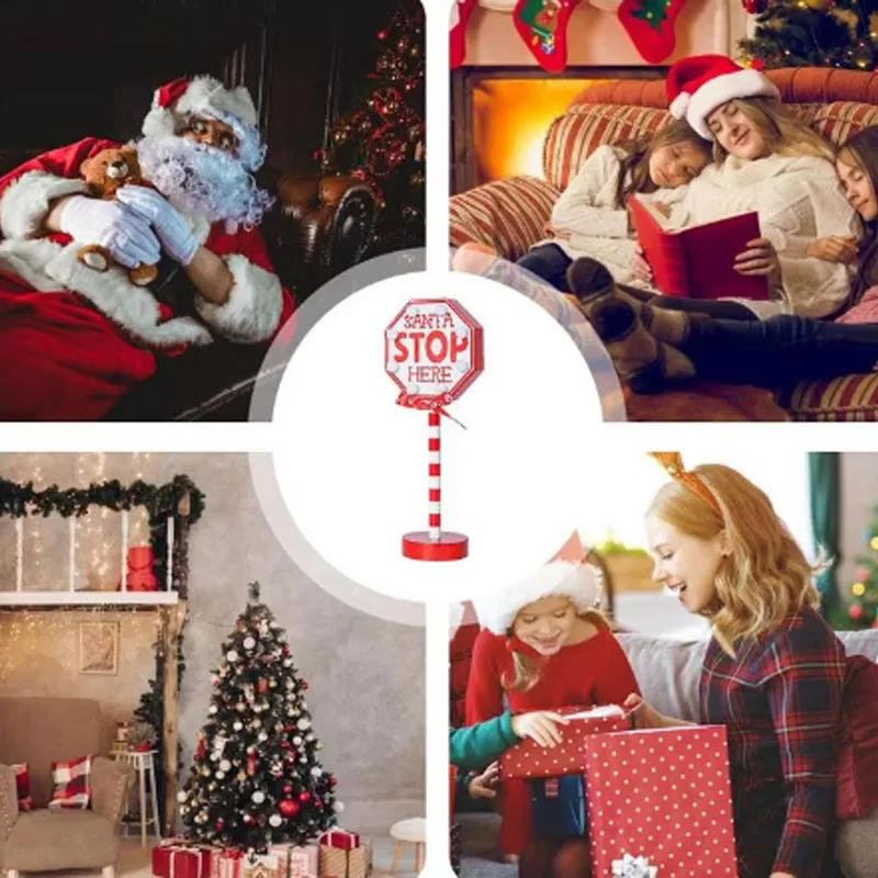 LED Street Sign Lights Ambient Table Lamps Christmas Garden Lights Festive Shop Window Christmas Tree Decoration Colourful Light