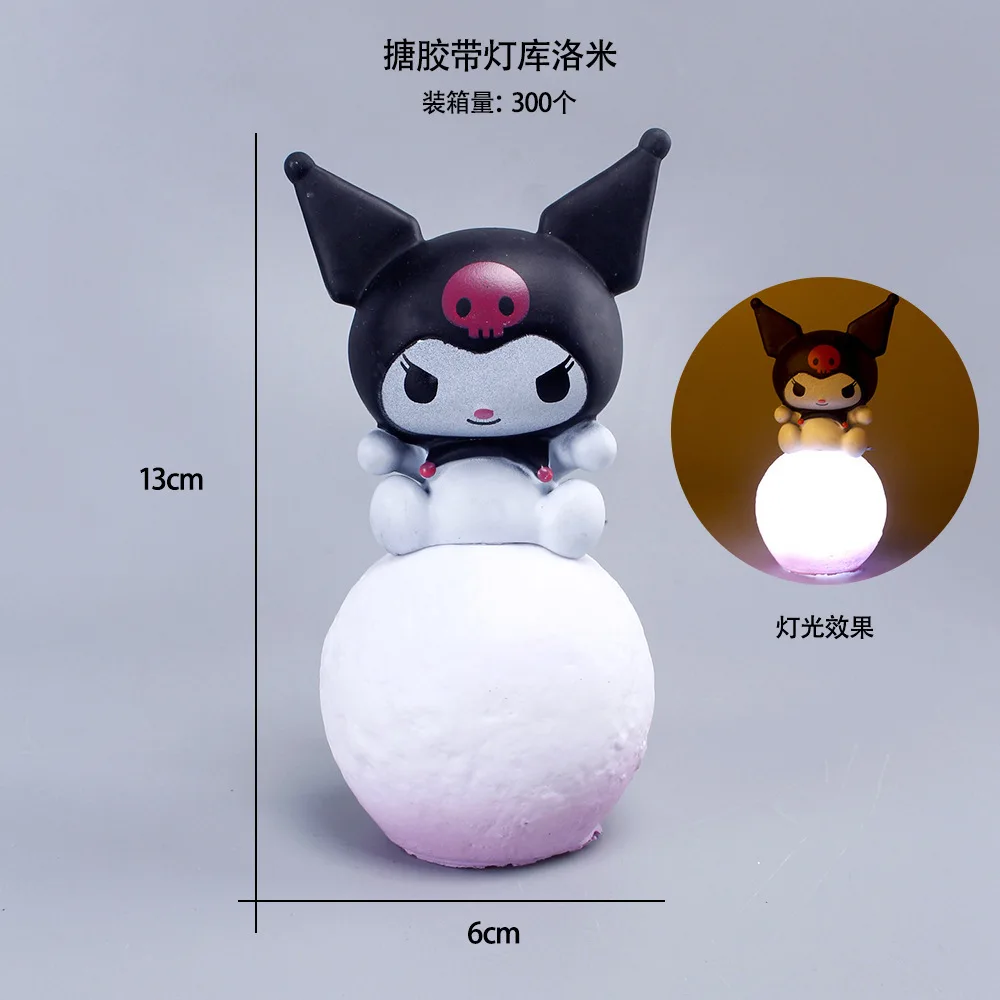 Sanrio Hello Kitty Night Light Luminous Children's Toy Bedside Lamp Anime Cartoon Kuromi Cinnamoroll Cute Children's Gift Gift