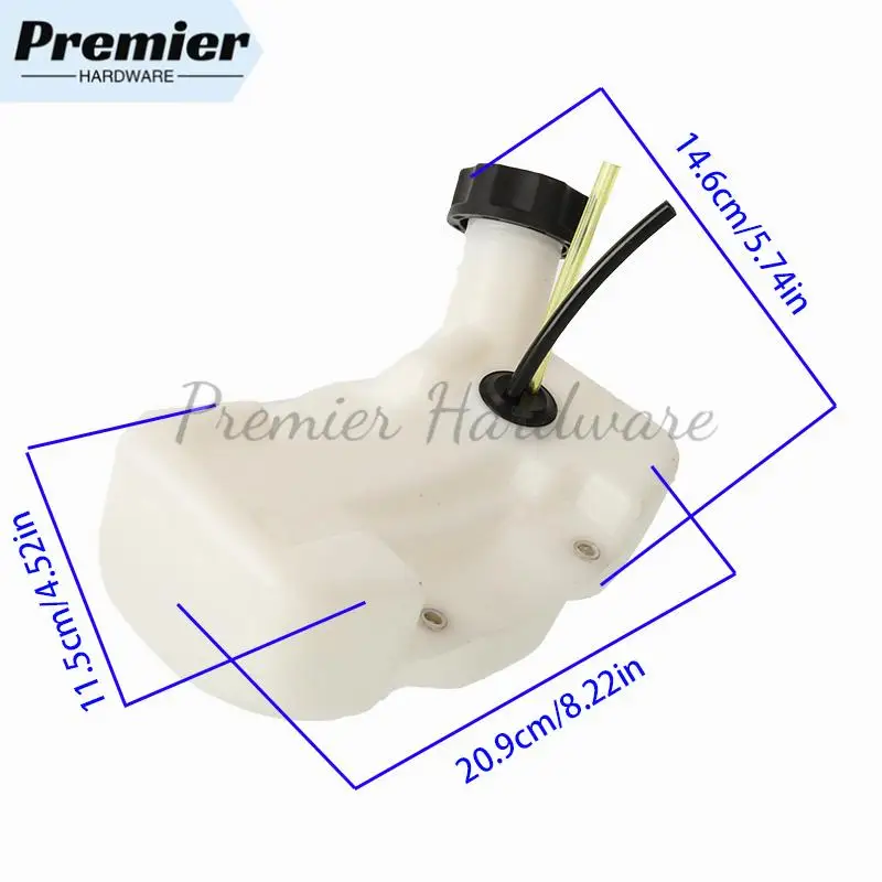 耐油性と耐亀裂性のある芝刈り機オイルポット新素材燃料タンク手押し芝刈り機ガソリンタンクアクセサリー