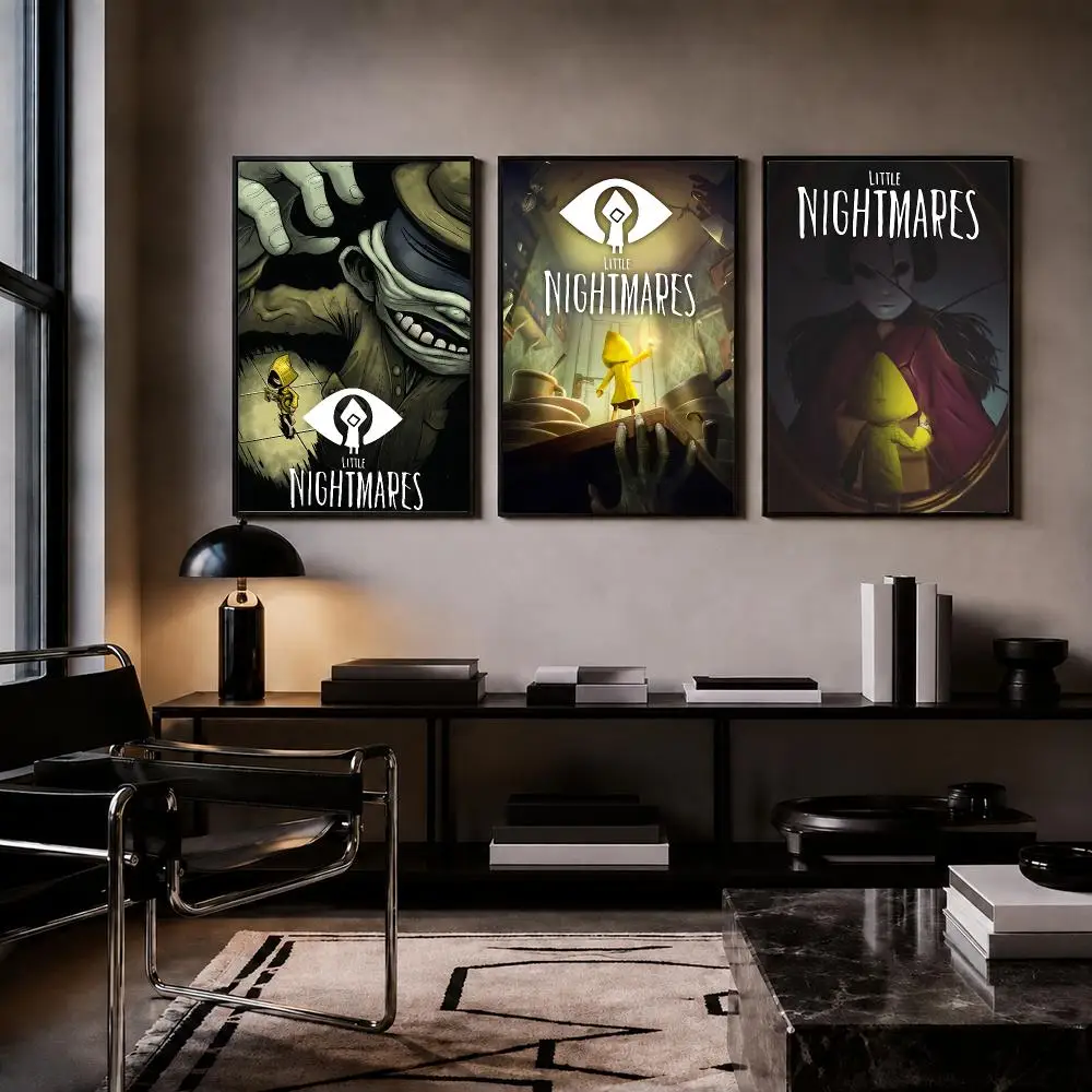 Game L-Little Nightmares Poster Trendy HD PP Paper Waterproof Wall Art Print for Bedroom Living Room Decor