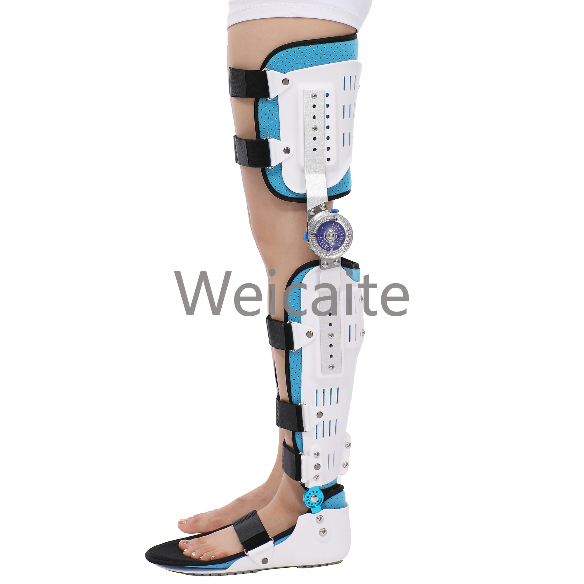 

Knee Leg Braces Adjustable Hinges Knee Fixator Braces Leg Splints for Ankle Fractures Fix Ankle Sprains