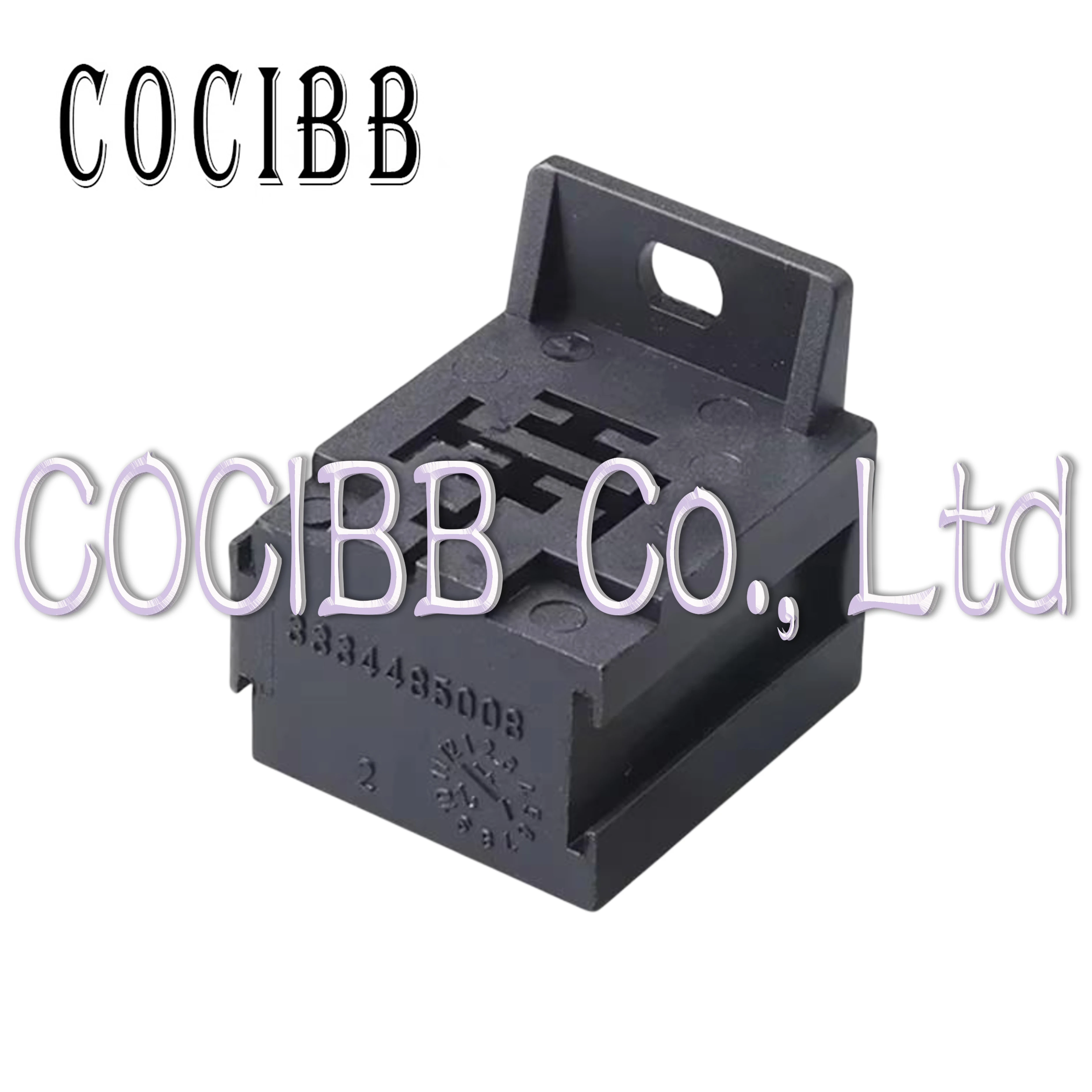 

1 Set 5 Pin 3334485008 Automotive Relay Base Holder Connector Socket Mounting Bracket Female Plug