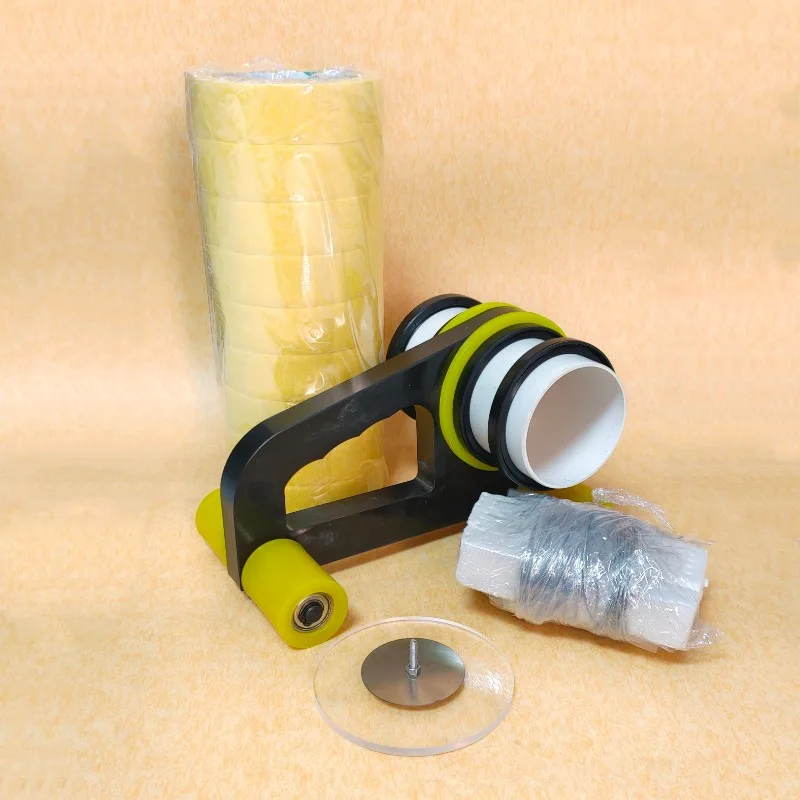 Floor Line Marking Machine Basketball Court Marker Circle Drawing Tool Masking Tape Applicator For Ground Marking
