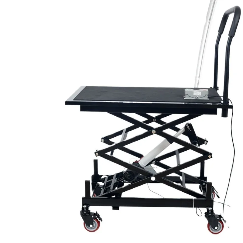 مقعد حصان كهربائي قابل للتعديل، قابل للطي، ديكور داخلي متنقل، منصة رفع مع جهاز تحكم عن بعد للقدم #3