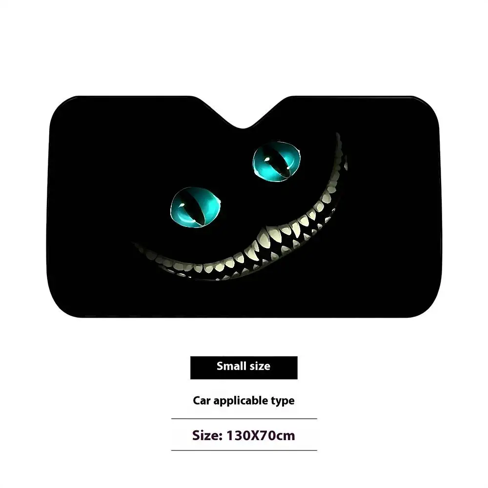 Аниме C-cheshire Cat автомобильный солнцезащитный козырек 130x70 см автомобильный солнцезащитный козырек на лобовое стекло защита от ультрафиолета авто козырек аксессуары для автомобиля
