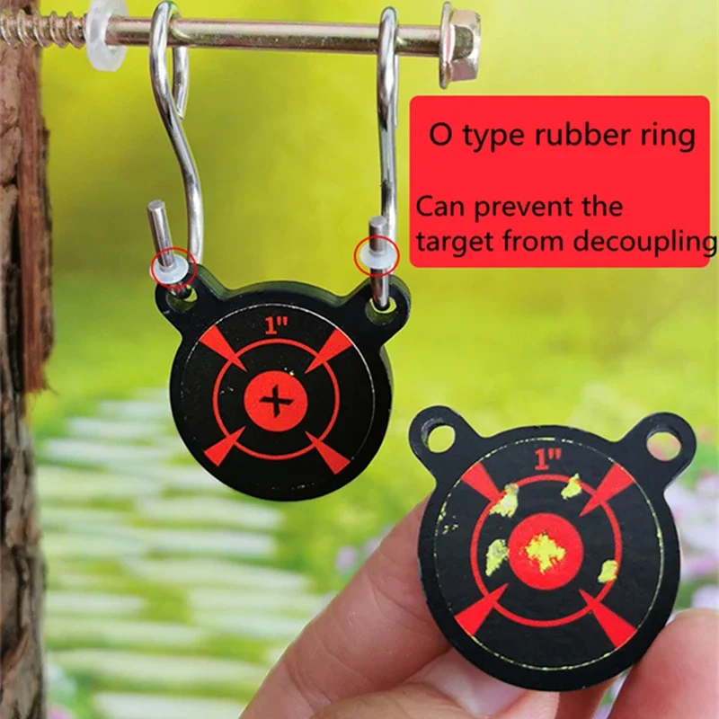 5mm Thick Metal Panda Head Target Slingshot/bow and Arrow Shooting Training Target Solid Material Portable Air Gun Practice