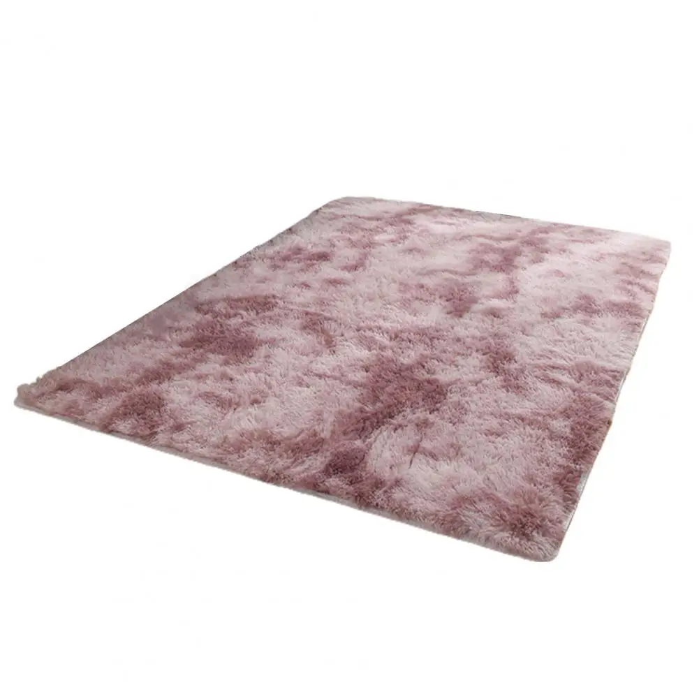 Alfombra Tie Dye, alfombra moderna, alfombra suave Tie-dye para habitación, dormitorio, alfombra colorida de felpa con respaldo antideslizante, lavable a máquina