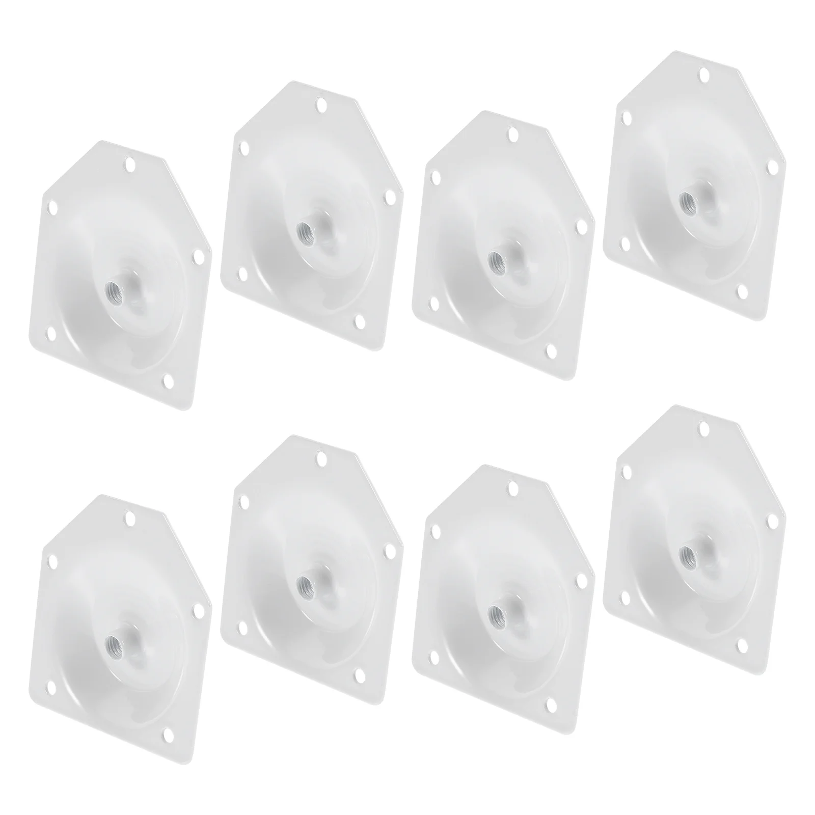 8 قطعة لوحات تركيب الساق للأثاث 12 درجة لوحات مرفقة مائلة لتثبيت أريكة الأريكة ملحقات الساق الخشبية العثمانية