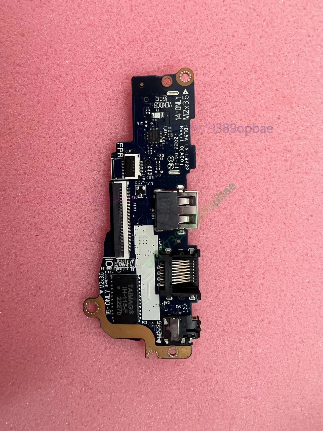 

For Dell Vostro 3420 USB Audio LAN Port Power Switch Board LS-L942P Original New