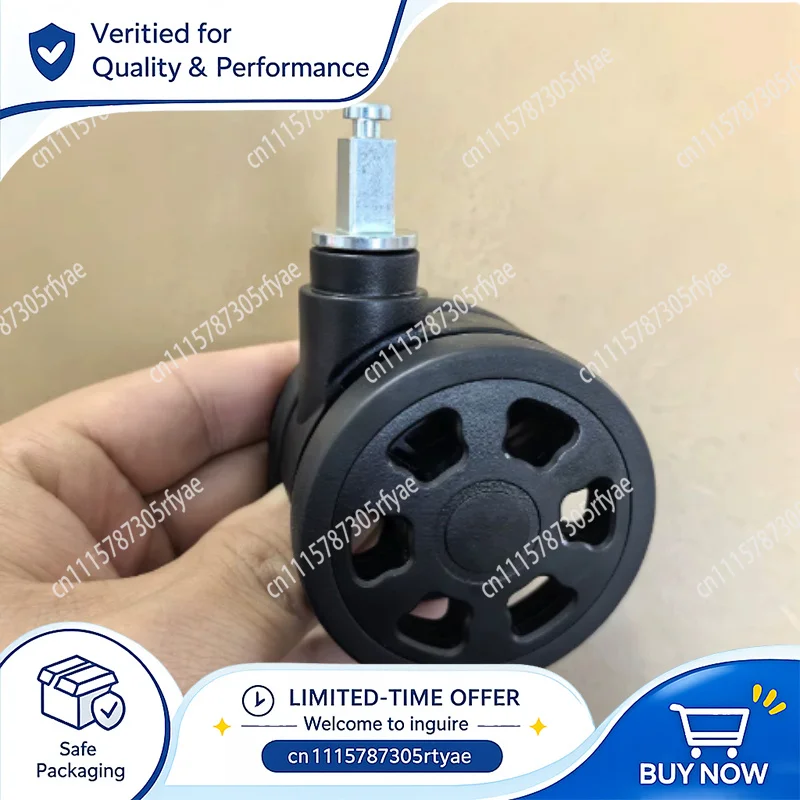Luggage Wheel Replacement Universal Spinner Wheel Silent Roller Hexagon Square Connector Suitcase Repair Parts for Travel Case