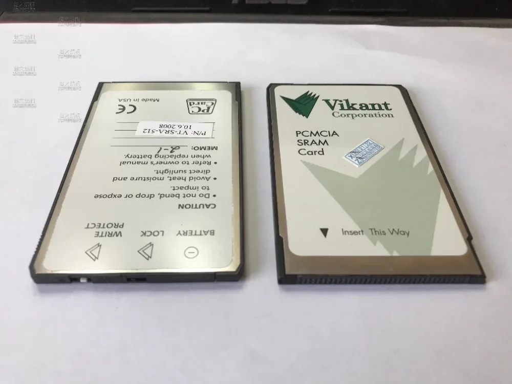 SRAM 256KB 512KB PCMCIA CARD SRAM 256KB MEMORY CARD