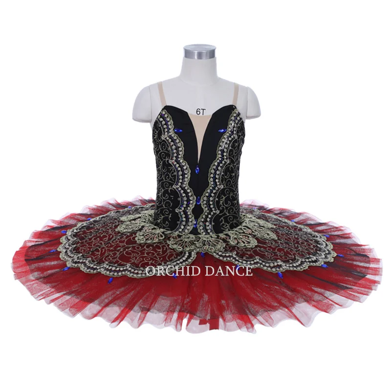 Tutu professionale produttore di alta qualità formato personalizzato prestazioni indossare bambini ragazze donne adulto blu rosso verde Tutu di balletto