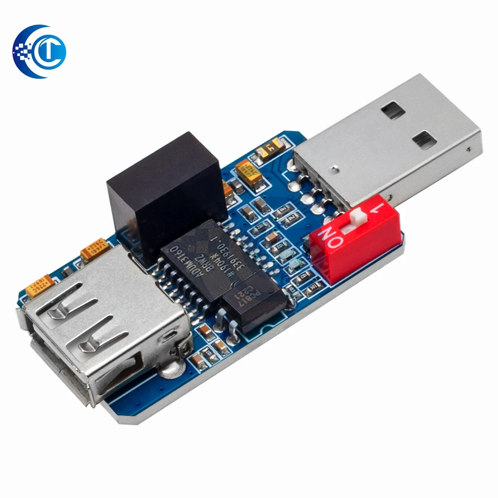 USB 2.0 Isolator Module (1500V): ADuM3160 Chip – USB-to-USB Galvanic Isolation Board