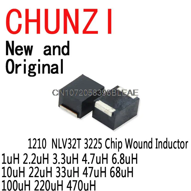 10 قطعة رقاقة الجرح مغو 1210 NLV32T 3225 1uH 2.2uH 3.3uH 4.7uH 6.8uH 10uH 22uH 33uH 47uH 68uH 100uH 220uH 470uH جديد
