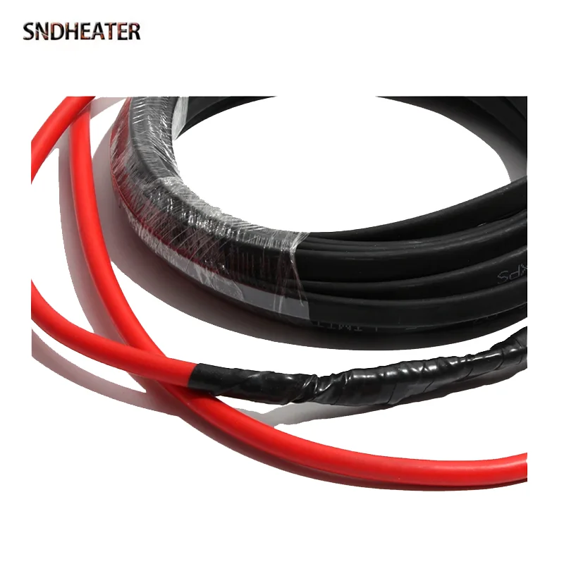SNDHEATER 220 В электрический размораживатель нагревательный тропический кабель антифриз ремень температура саморегулирующийся с вилкой для водопроводных труб