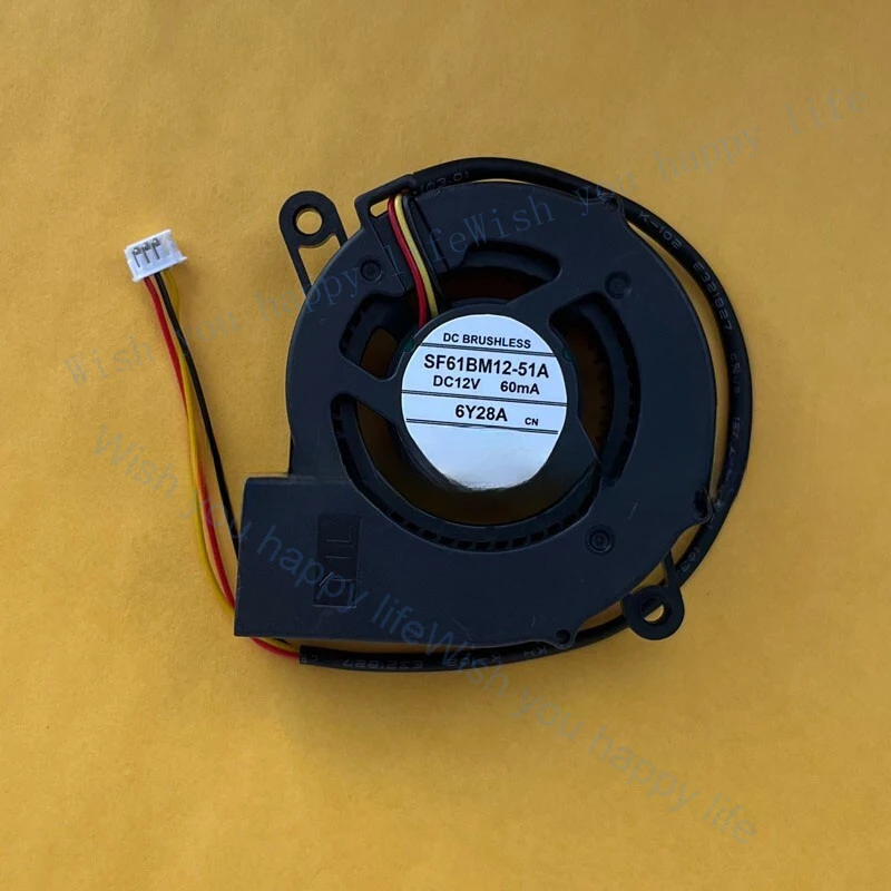 

Вентилятор охлаждения V+ для TOSHIBA SF61BM12-51A 6018 DC12V 60mA 6CM 3-проводной