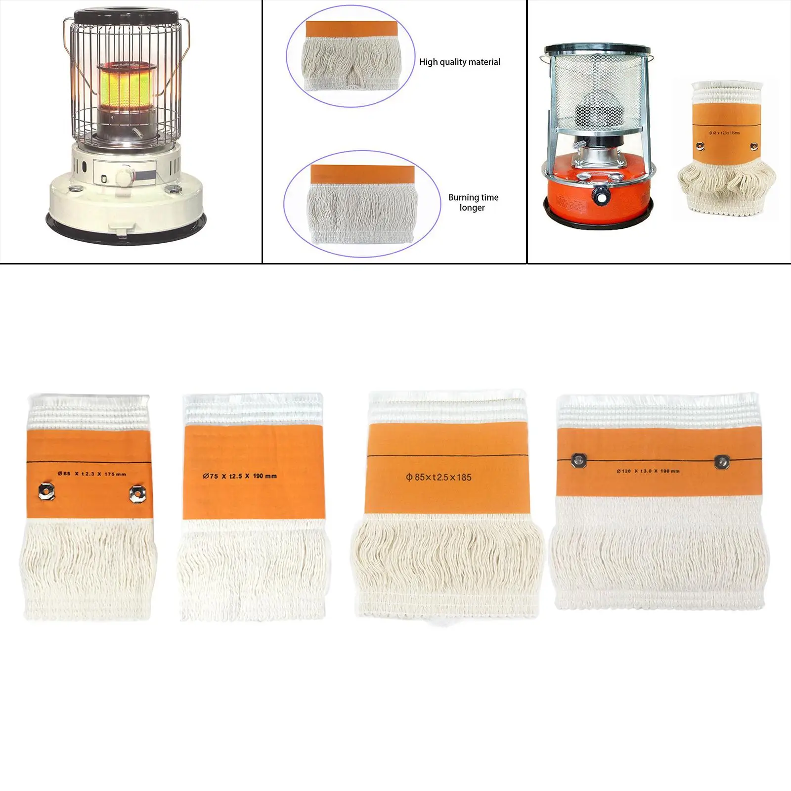 Heater Wick Cotton Replacement Wick Fiberglass Heater Wick