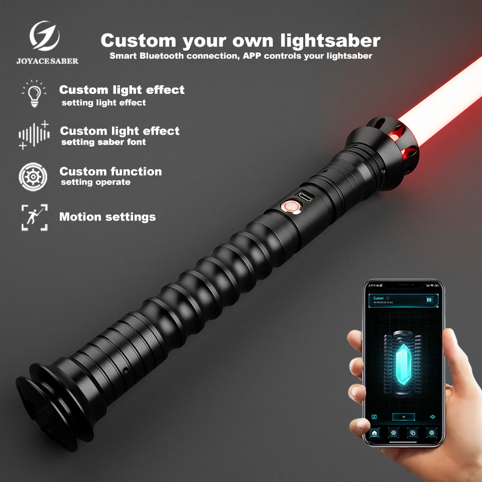 

Pixel Lightsaber Jedi Light Saber Neopixel Laser Sword Metal Handle Cosplay Luminous Dueling Xenopixel Sabers Toys JoyaseSaber