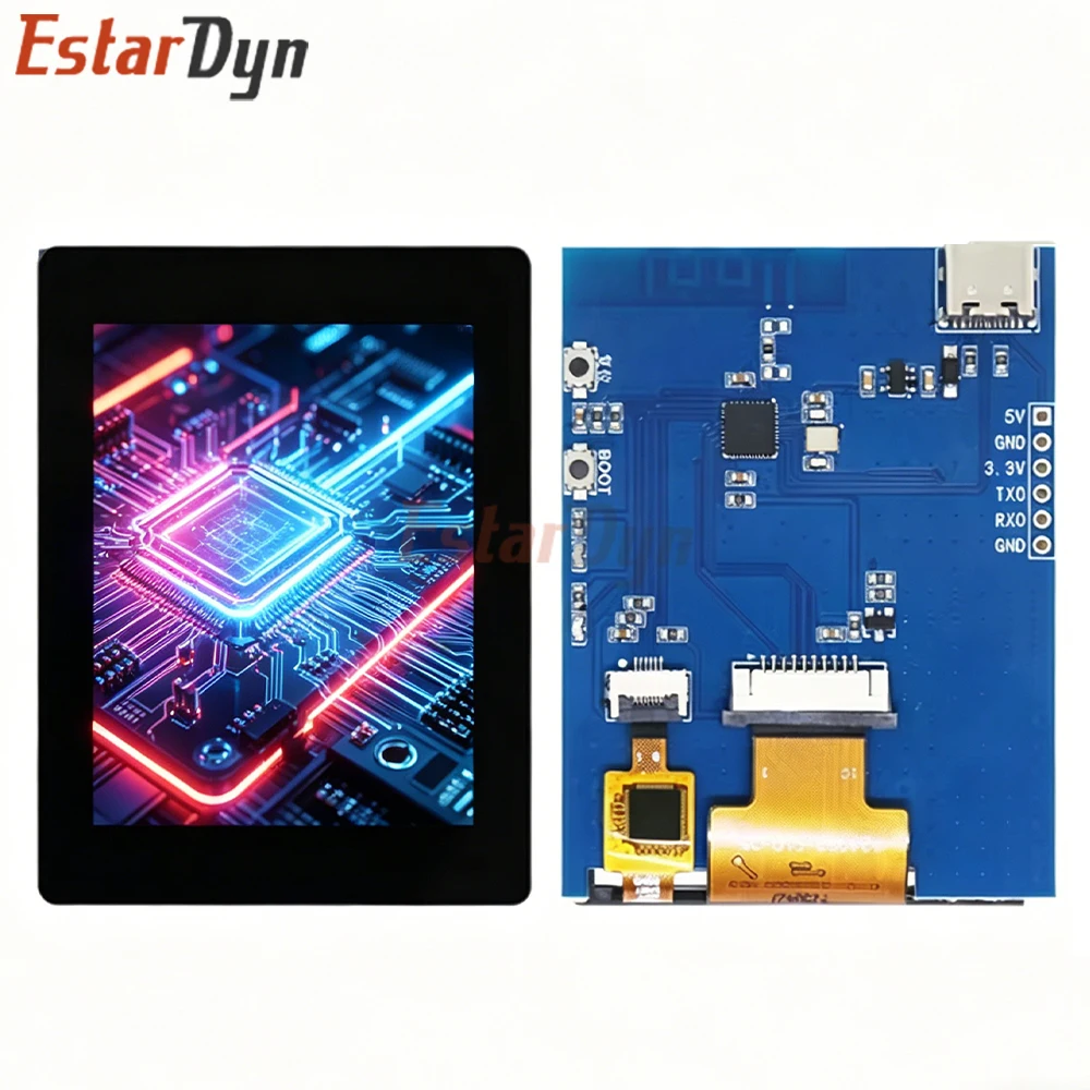 

Плата Estardyn ESP32-C3 с 2,4-дюймовым сенсорным TFT LCD-экраном ST7789, Wi-Fi, BLE 5.0, SPI для Arduino IDE/MicroPython