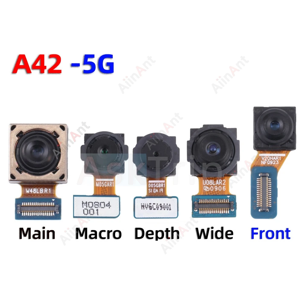 Macro Depth Wide Main Small Front Back Rear Camera Flex Cable For Samsung Galaxy A42 A426 A426B A426U 4G 5G