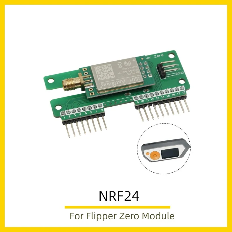 NRF24 Module for Flipper Zero, Flipper Zero Accessories and Modules, Hack and Tool for Flipper, Flipper Zero dev Board