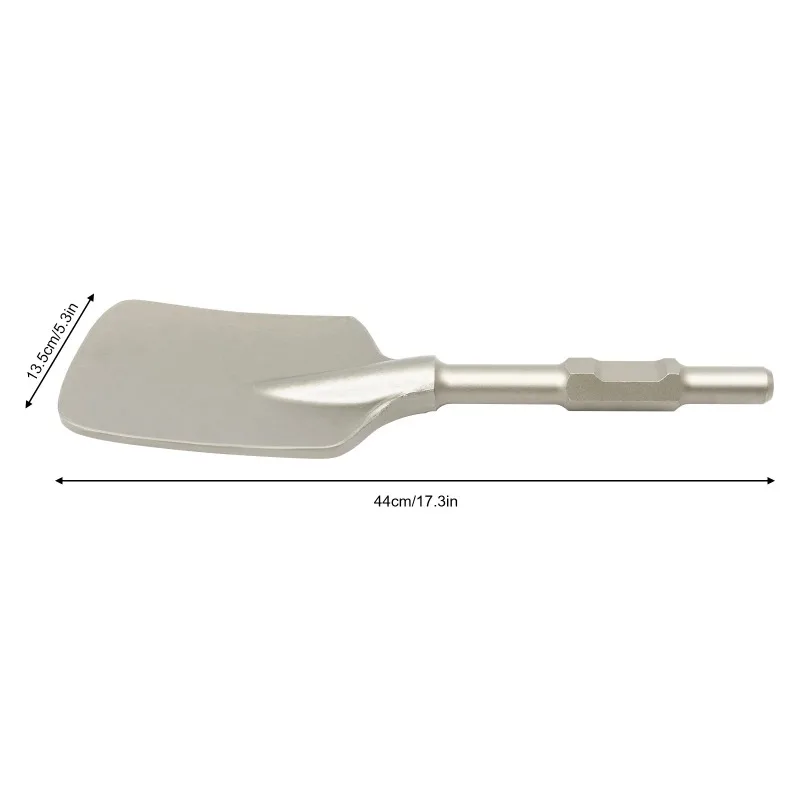 44 * 13.5cm sharp shovel handle dismantling hammer clay shovel cutter concrete chisel long shovel blade for 65/95 jack hammer
