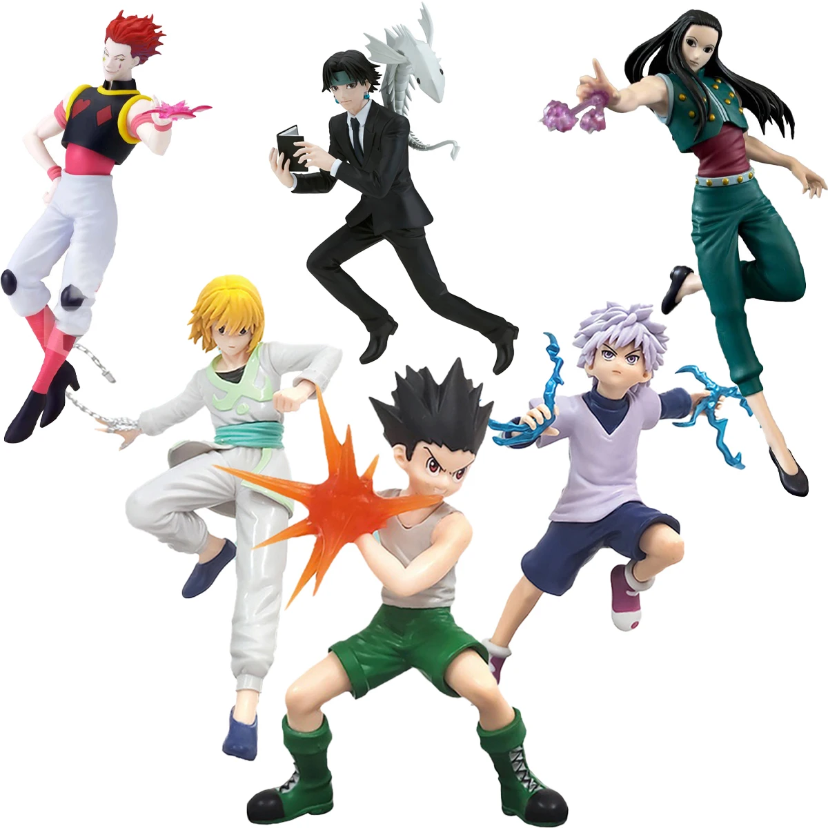 Anime H×H figure Gon Freecss Killua Zoldyck Action Figure hunter Hisoka Kurapika Figure Statue Car Ornaments PVC Model Toys Gift