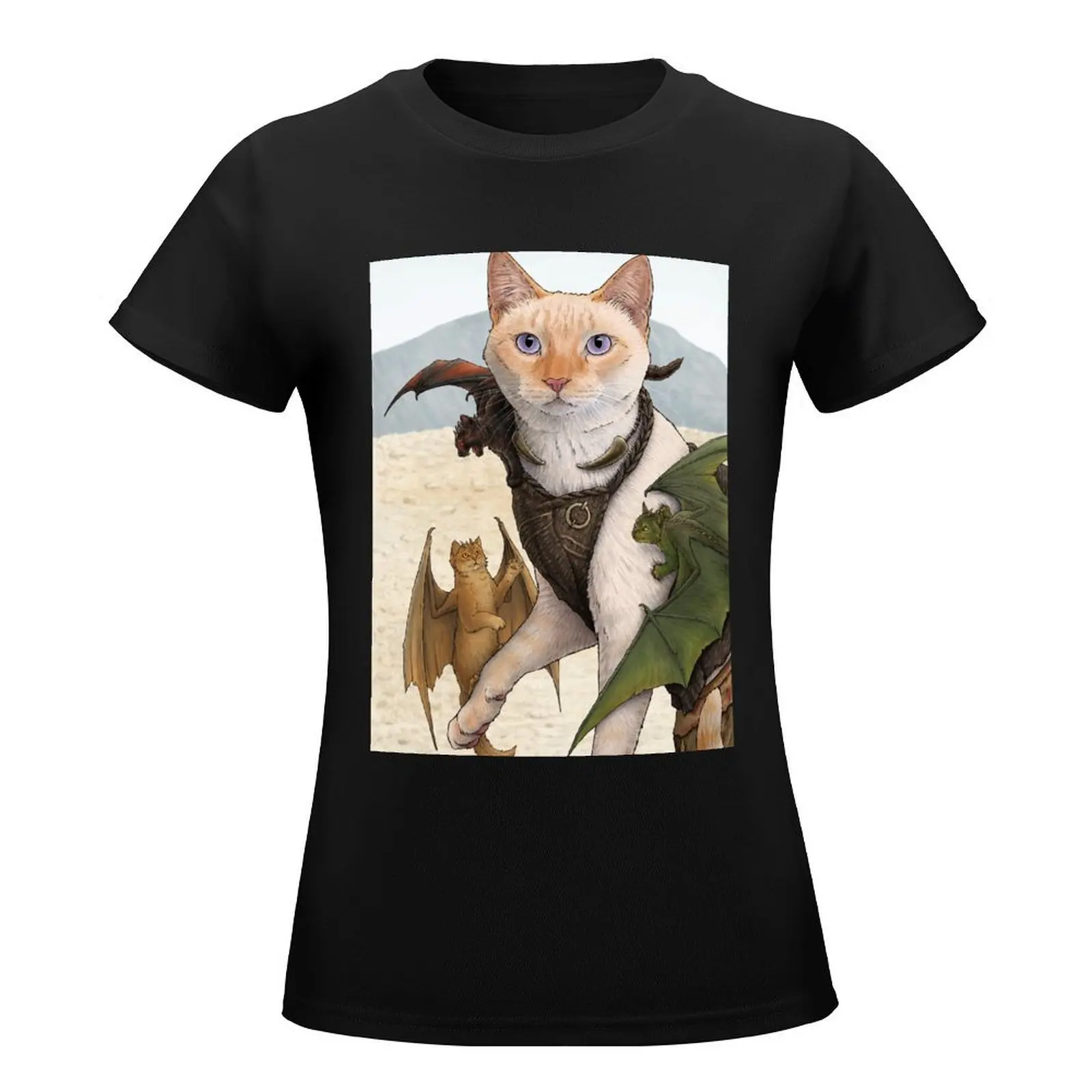 Catleesi T-Shirt tops tees funny t shirts for Women