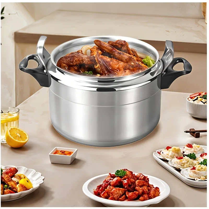 

32-Gallon Heavy-Duty Aluminum Cooking Pot with Secure-Fit Lid – Versatile Stockpot for Soups, Stews, and Everyday Cooking | Compatible with Induction and Gas Stoves | Durable, Lightweight Design for Effortless Handling | Ideal for Home Chefs and Family Me